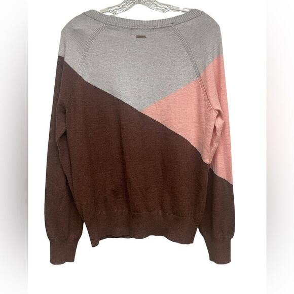 PrAna Havaar Merino Wool Blend Colorblock Sweater Size S - Picture 3 of 5